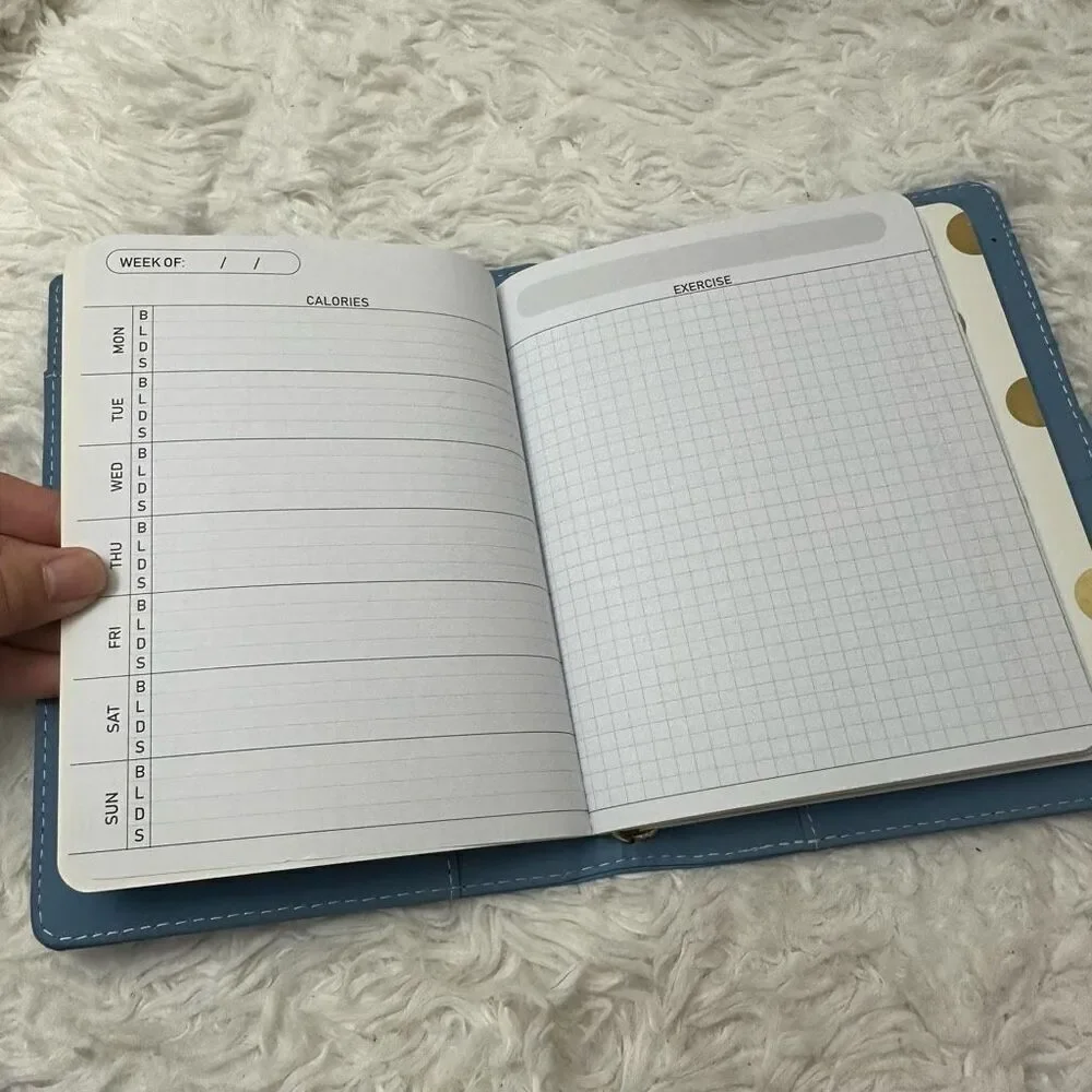 Unbranded 2 Piece Bundle Goal Exercise Journal and Ruled Notebook Set New‎